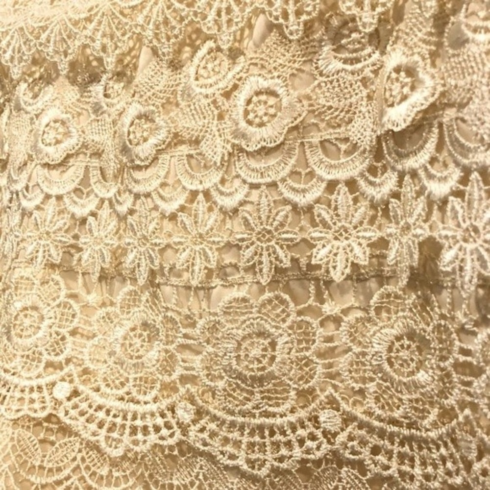 San Souci Ivory Lace Shorts Large New - Picture 9 of 16
